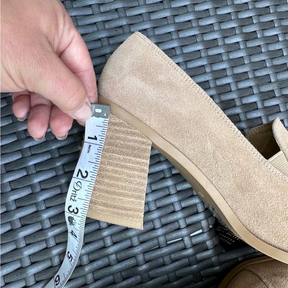Joie Tan Block Heel Loafers - Picture 9 of 13